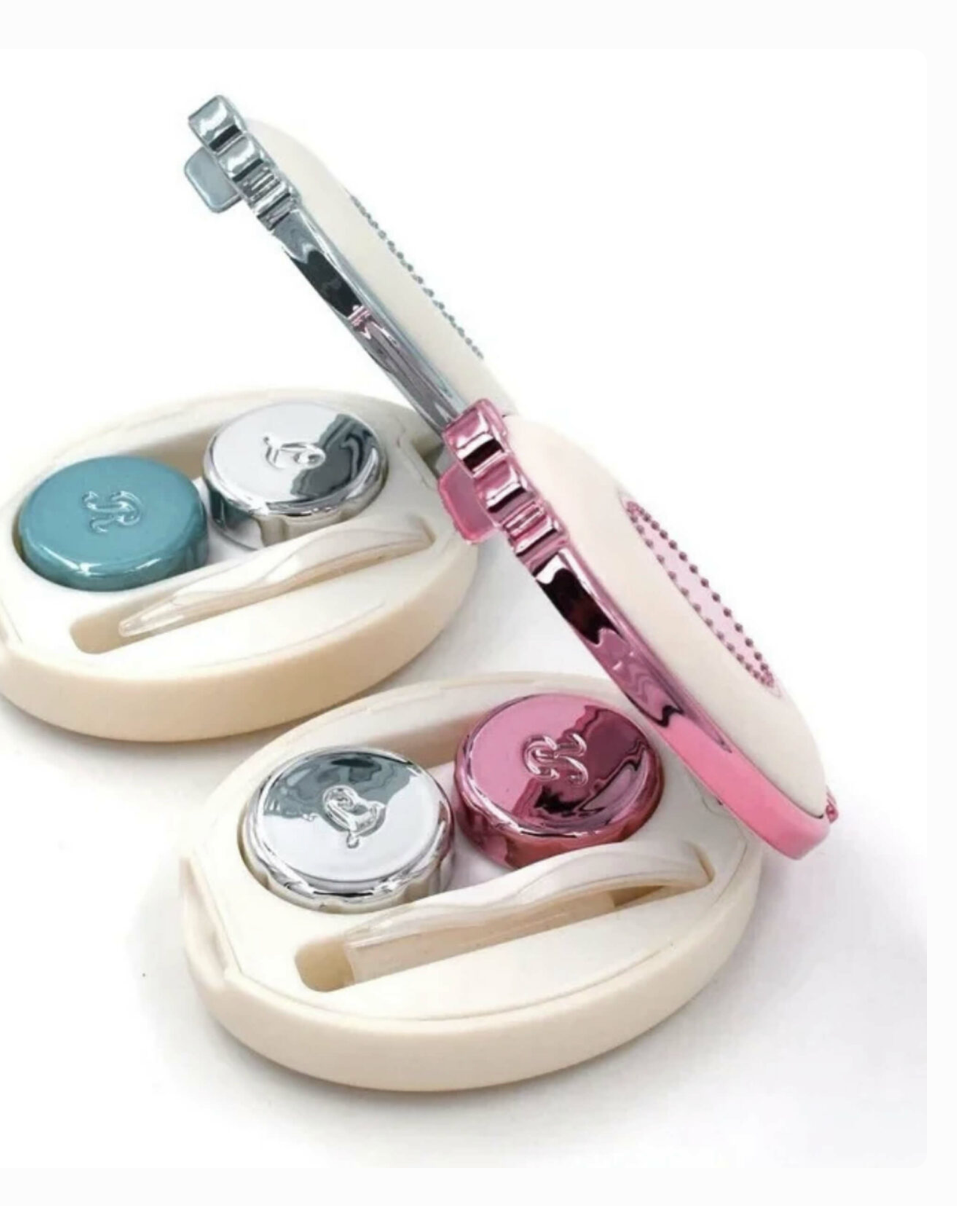 Princess lens case blue