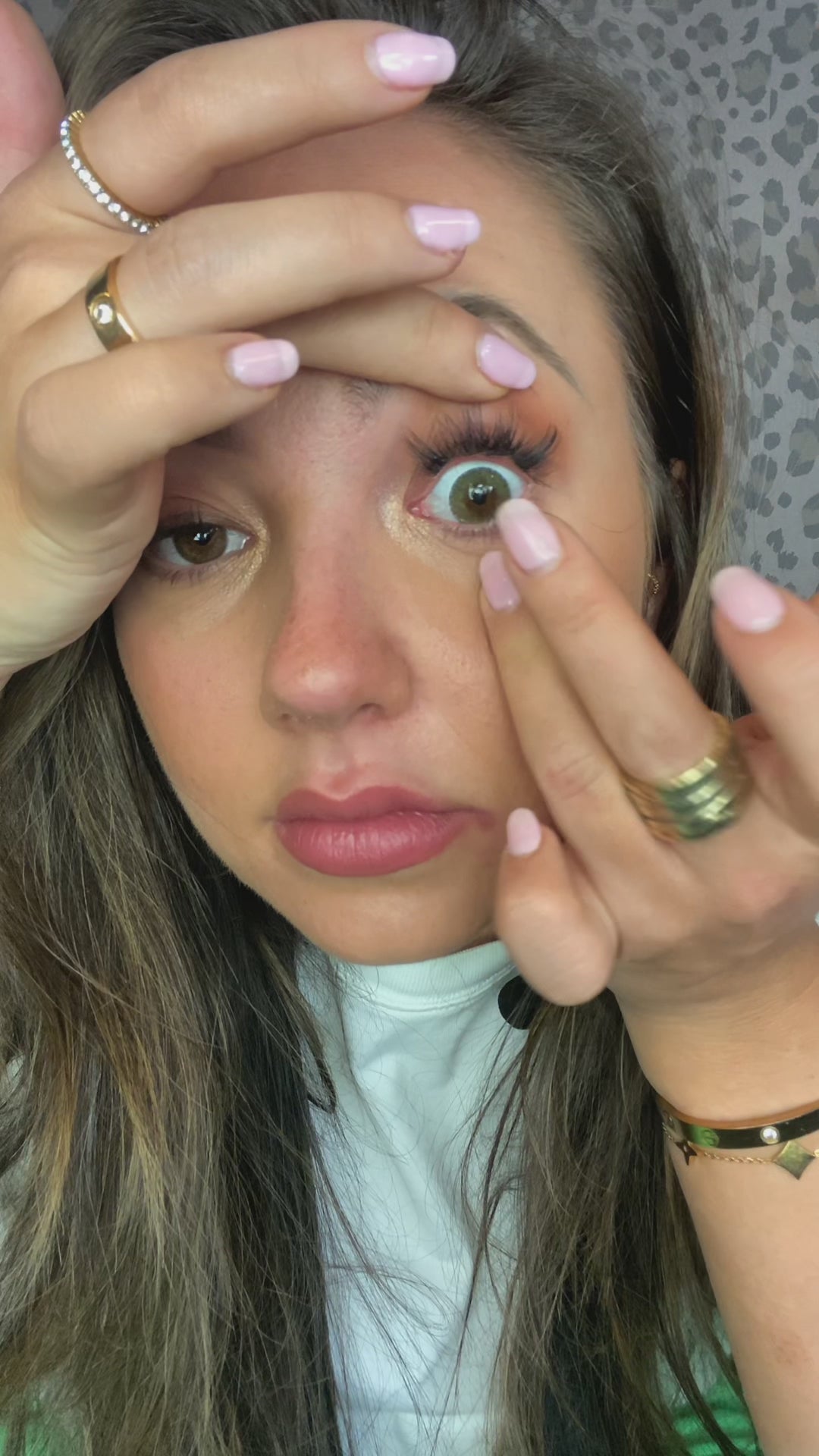 Blisterpack Dezzy's gekleurde jaarlenzen groen